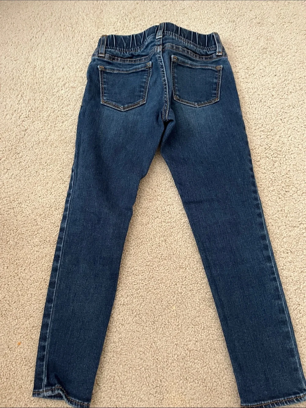 GAPKIDS Girls' size 6 Stretch Jeggings - Light Denim & Dark Denim